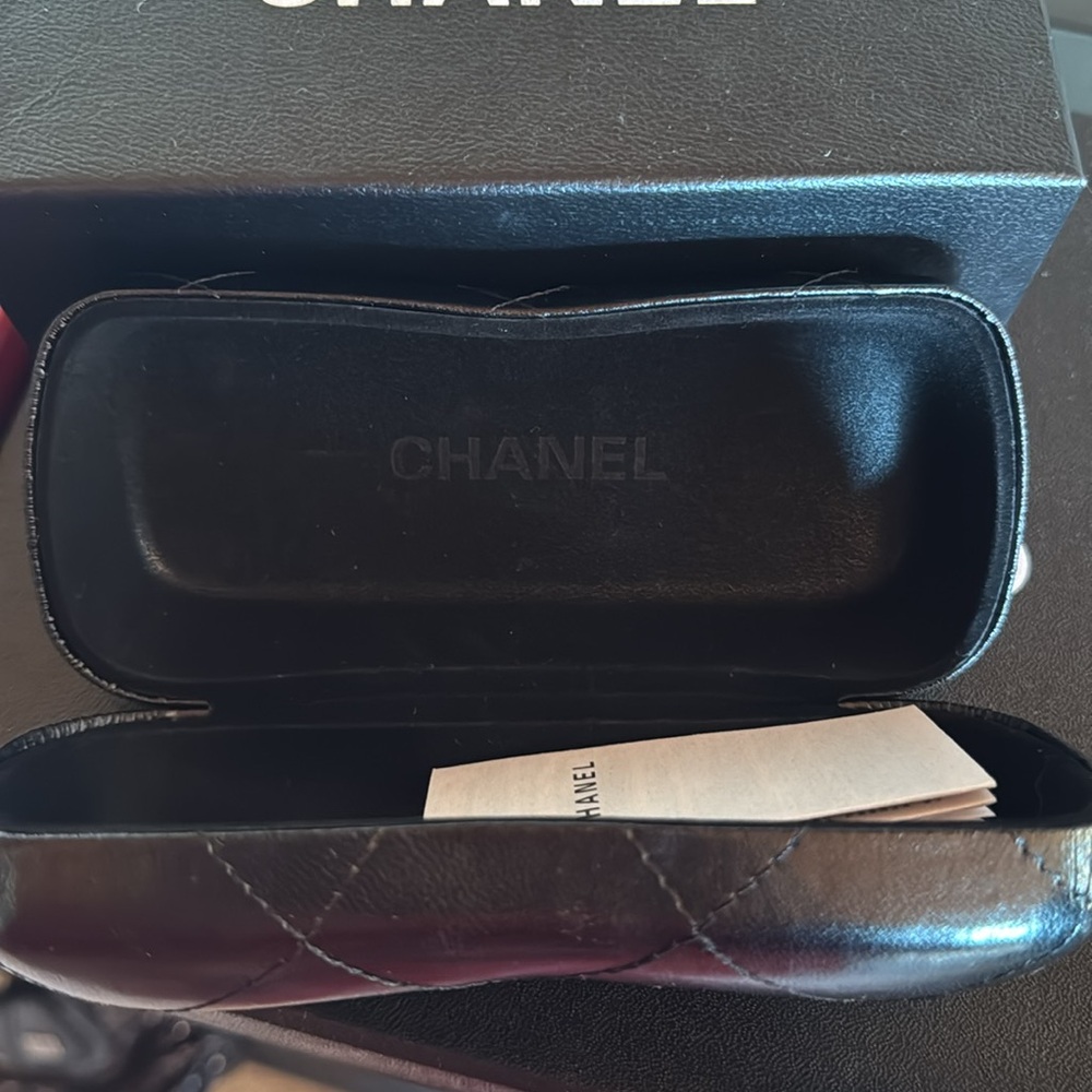 Chanel Eye Glass Case + Cloth + Box, Authentic - Picture 3 of 5